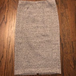 Grey Pencil Skirt